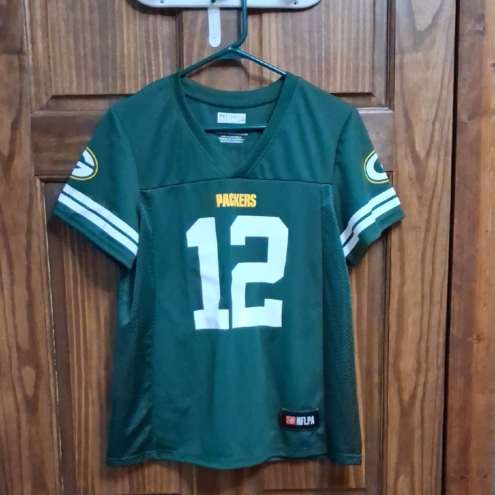 Green #12 Women's Football Jersey